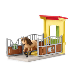 schleich FARM WORLD Pony Box with Iceland Pony Stallion