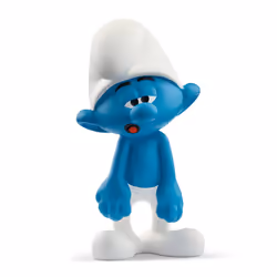 schleich The Smurfs Dimwitty Smurf, 3 yr(s), Blue, White