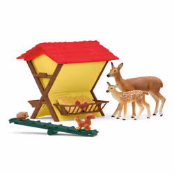 schleich FARM WORLD Feeding the Forest Animals