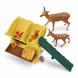 schleich FARM WORLD Feeding the Forest Animals