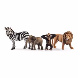 Schleich Wild Life - Starter Set Includes 4 x Collectible Toy Animals