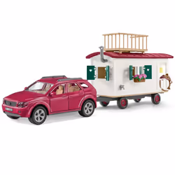 schleich HORSE CLUB Camping trip with the caravan