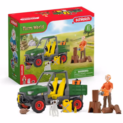 schleich FARM WORLD Working in the Forest, Vehicle, 3 yr(s), Plastic, Multicolour