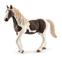 Schleich Farm World  Realistic Horse Toys for Girls and Boys  Pinto Mare Spotted Horse Figurine  Ages 3+