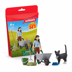 schleich HORSE CLUB Mucking & Grooming Playset, Farm, 4 yr(s), Multicolour