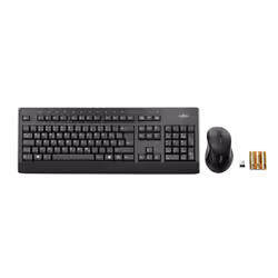 Fujitsu LX960 keyboard Mouse included Home RF Wireless QWERTZ German Black