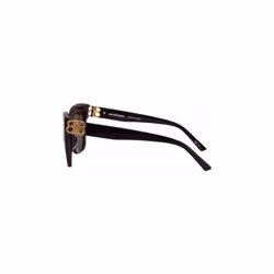 Balenciaga Women's Black Squared Cat Eye Sunglasses - BB0102SA 001