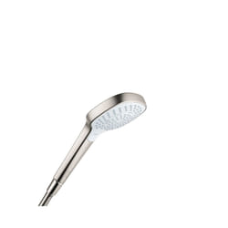 hansgrohe Croma Select E Low Flow 4-inch Handheld Shower Head Modern 3 SoftRain  IntenseRain  Pulsating Massage 04723820