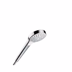 hansgrohe Croma Select S Low Flow 4-inch Handheld Shower Head Modern 3 SoftRain IntenseRain Pulsating Massage 04724400