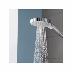 hansgrohe Croma Select S Low Flow 4-inch Handheld Shower Head Modern 3 SoftRain  IntenseRain  Pulsating Massage 04724400