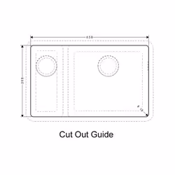 Hansgrohe S51 Kitchen Sink 1.5 Bowl Stone Grey Undermount SilicaTec 710mm
