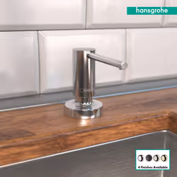 hansgrohe Bath and Kitchen SinkSoap  Talis 4-inch  Modern Chrome  40448001 Soap Dispenser