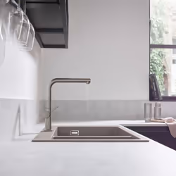 Hansgrohe Talis M54 Kitchen Mixer Tap Single Lever Swivel Spout Stainless Steel