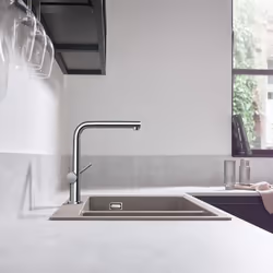 Hansgrohe Talis M54 Kitchen Mixer Tap Single Lever Swivel Spout Chrome Modern