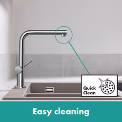 Hansgrohe Talis M54 Kitchen Mixer Tap Single Lever Swivel Spout Chrome Modern - Additional view 4