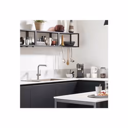 Hansgrohe Talis Kitchen Mixer Tap Single Lever Pull Spout sBox Stainless Steel