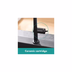 Hansgrohe 72808670 Talis M54 Kitchen Tap 270 with Pull-Out spout, Single Spray Mode matt Black, Comfort Zone mm