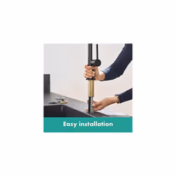 Hansgrohe 72808670 Talis M54 Kitchen Tap 270 with Pull-Out spout, Single Spray Mode matt Black, Comfort Zone mm