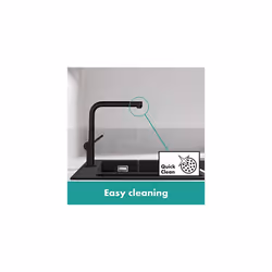 Hansgrohe 72808670 Talis M54 Kitchen Tap 270 with Pull-Out spout, Single Spray Mode matt Black, Comfort Zone mm - Additional view 5