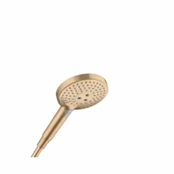 hansgrohe Raindance Select S Low Flow 5-inch Handheld Shower Head Modern 3-Spray PowderRain Rain Whirl 26036141 Handshower ...