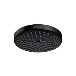 hansgrohe Croma Select S 7-inch Showerhead 2-Spray in Matte Black  04825670