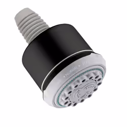 hansgrohe Clubmaster 4-inch Easy Clean Easy Install Showerhead Modern 3-Spray Full  Pulsating Massage  Soft spray with QuickClean in Matte Black  2849