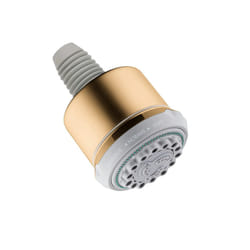 hansgrohe Clubmaster 4inch Easy Clean Easy Install Showerhead Modern 3Spray Full  Pulsating Massage  Soft spray with QuickClean in Brushed Bronze  284