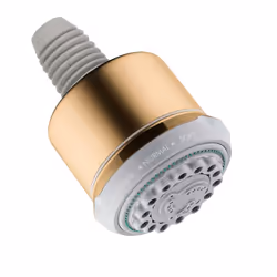 hansgrohe Clubmaster 4inch Easy Clean Easy Install Showerhead Modern 3Spray Full  Pulsating Massage  Soft spray with QuickClean in Brushed Bronze  284