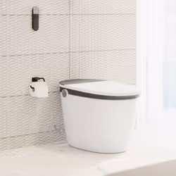 Hansgrohe AddStoris 6-inch Roll Holder without Cover in Matte Black, 41771670