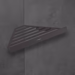 hansgrohe AddStoris Corner Shower Caddy Shelf Matt Black - 41741670