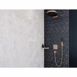 hansgrohe 41741140 AddStoris Shower Basket Brushed Bronze