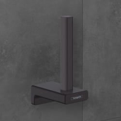 hansgrohe AddStoris Spare Toilet Roll Holder Matt Black - 41756670
