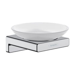 Hansgrohe AddStoris Bathroom Soap Dish Chrome Wall Mounted Contemporary Stylish