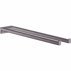 Hansgrohe -Towel Holder Twin-Handle 3-inch Holder in Brushed Black Chr