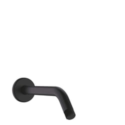 hansgrohe Standard 9"""" Extended Length 3 Modern Coordinating Matte Black  04186673  for Wall Mount Showerhead products Showerarm  9-Inch