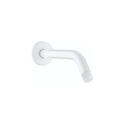 hansgrohe Standard 9"""" Extended Length 3 Modern Coordinating Matte White  04186703  for Wall Mount Showerhead products Showerarm  9-Inch