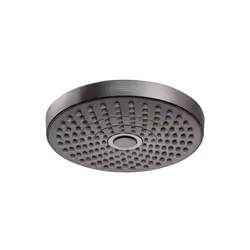 hansgrohe Croma Select S 7-inch ShowerheadLow Flow Modern 2-Spray Rain IntenseRain Water Saving with QuickClean in Brushed B ...