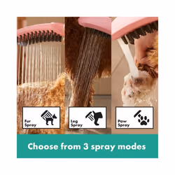 Hansgrohe DogShower Dog/Pet Cleaner 3 Mode Spray Shower Head Handset Pink - 26640560