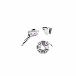 hansgrohe Raindance Select S Adjustable 5-inch Handheld Shower Head Set Modern 3 Spray PowderRain  Full and Massage Easy Inst ...
