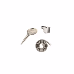 hansgrohe Raindance Select S Adjustable 5-inch Handheld Shower Head Set Modern 3 Spray PowderRain  Full and Massage Easy Inst ...