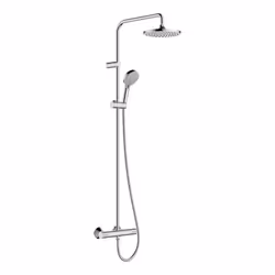 Hansgrohe Vernis Blend Thermostatic Mixer Shower Handset Head Valve Riser Chrome - Additional view 7