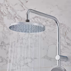 Hansgrohe Vernis Blend Thermostatic Mixer Shower Handset Head Eco Chrome Round
