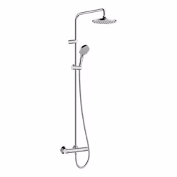 Hansgrohe Vernis Blend Thermostatic Mixer Shower Handset Head Eco Chrome Round - Additional view 5