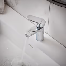 Hansgrohe Vernis Blend Bathroom Mini Mono Basin Mixer Tap Single Lever Chrome - Additional view 3