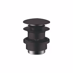 hansgrohe  Push-Open 1-1/4 Pop Up 3-inch Matte Black  50100671 Sink Drain