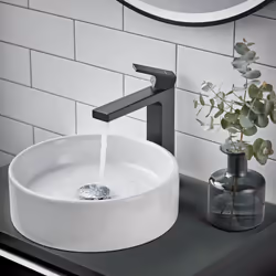 hansgrohe Vernis Shape High Rise Basin Mixer Tap 190 Matt Black - 71591670