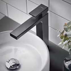 hansgrohe Vernis Shape High Rise Basin Mixer Tap 190 Matt Black - 71591670 - Additional view 5