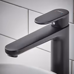 hansgrohe Vernis Blend High Rise Basin Mixer Tap 190 Matt Black - 71582670 - Additional view 5
