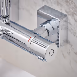 Hansgrohe Vernis Shape Thermostatic Mixer Shower Handset Head Bath Spout Chrome - Additional view 4