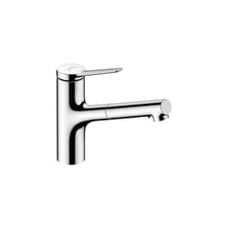 hansgrohe Zesis M33 Kitchen Tap 150, pull-out spray, 2 Sprays, chrome, 74800000